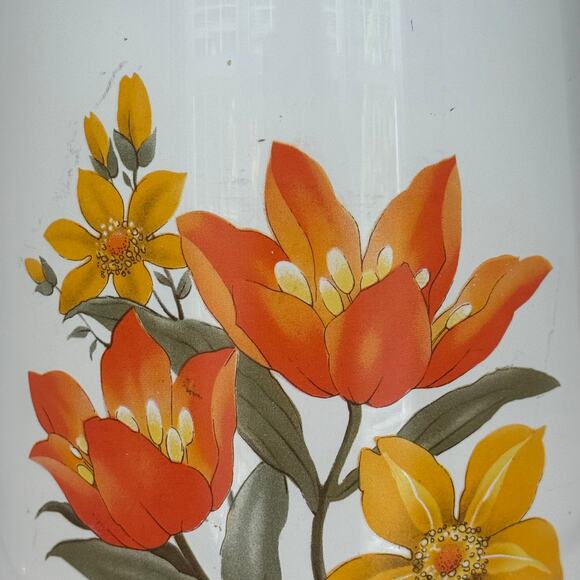 Vintage '71-'72 Corning Ware Tropic Summer 10 Cup Percolator Missing Cord - Picture 4 of 14